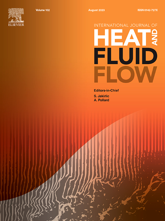 Go to journal home page - International Journal of Heat and Fluid Flow